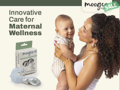 MOOGCO Silver Nursing Cups 999k Silver - BPA-Free for Babies & Toddlers
