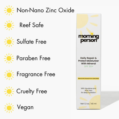 Morning Person Daily Repair Moisturizer with Mineral SPF 50