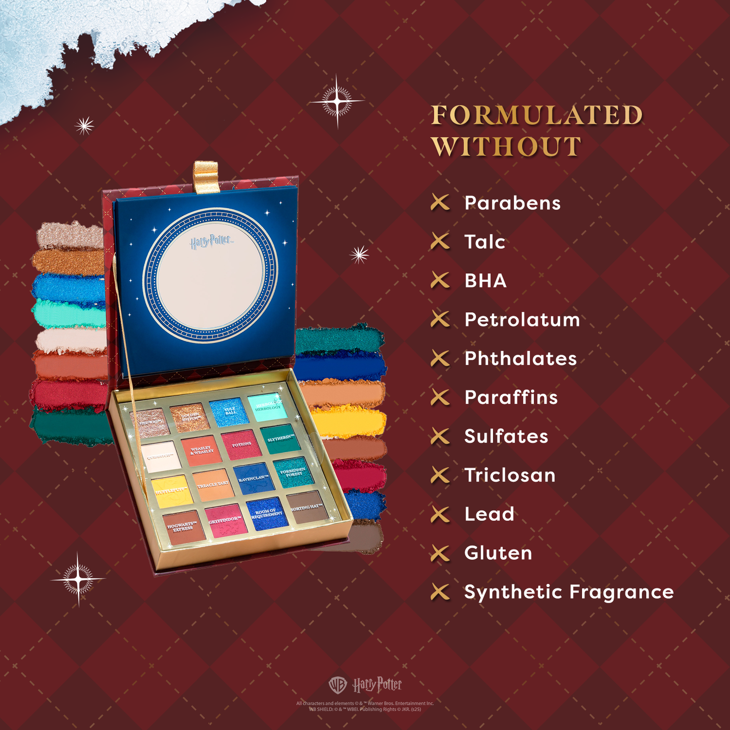 Harry Potter Holiday | Hogwarts™ 16 Shade Palette