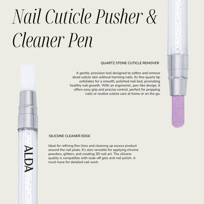 Cuticle Pusher & Cleaner Pen