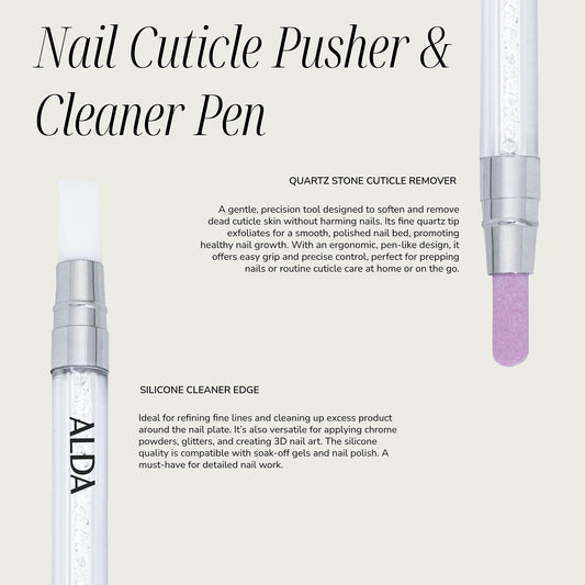 Cuticle Pusher & Cleaner Pen