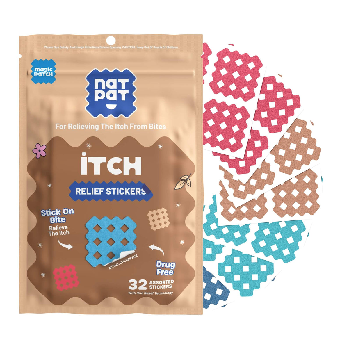 MagicPatch Itch Relief Patches | Anti-Itch Treatment for Mosquito Bite Relief