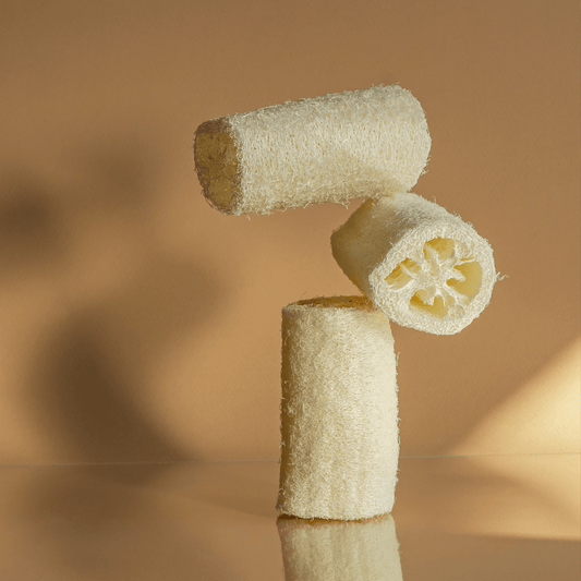 Natural Loofah Sponge – 6" Cut, Organic & Biodegradable | Daily Health & Beauty