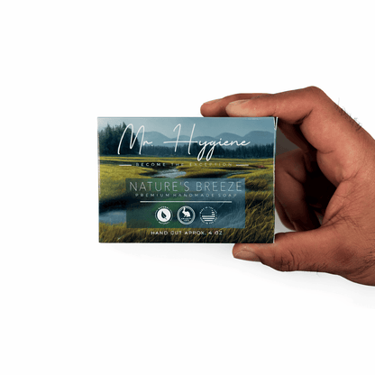Nature's Breeze Bar Soap – Fresh, Woodsy Scent for Men
