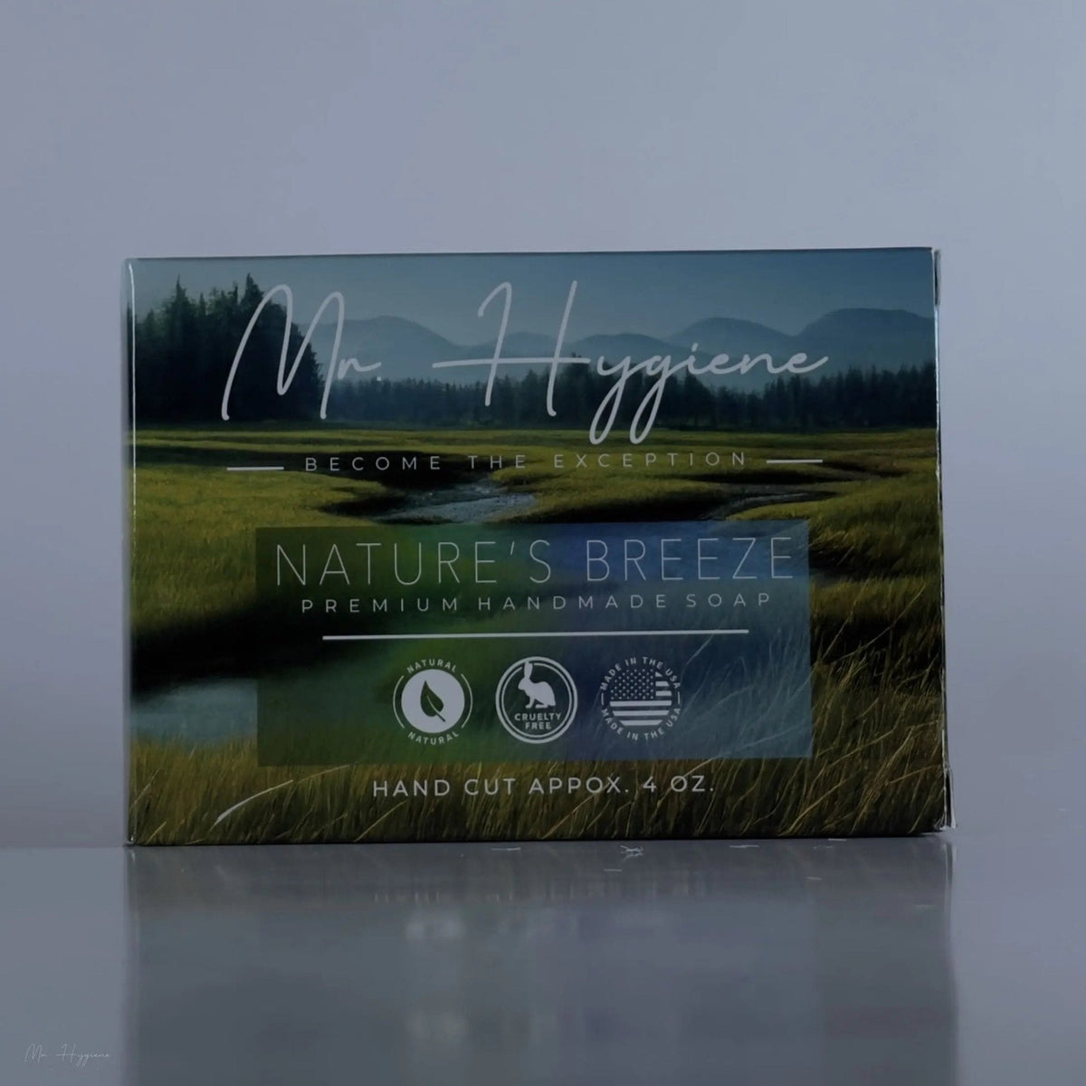 Nature's Breeze Bar Soap – Fresh, Woodsy Scent for Men
