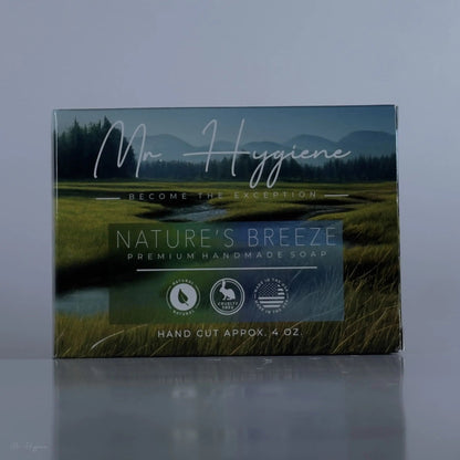 Nature's Breeze Bar Soap – Fresh, Woodsy Scent for Men