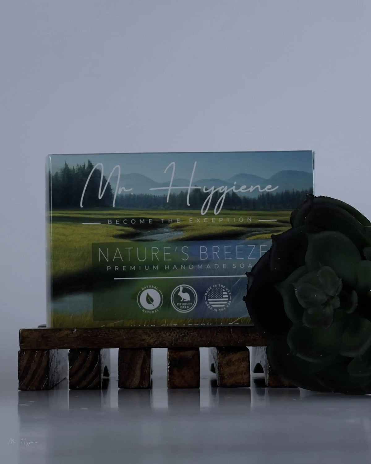 Nature's Breeze Bar Soap – Fresh, Woodsy Scent for Men