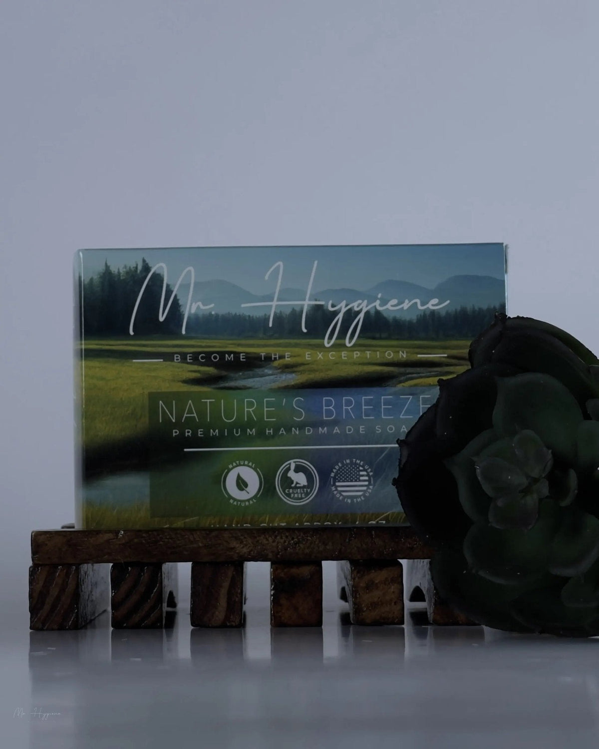 Nature's Breeze Bar Soap – Fresh, Woodsy Scent for Men
