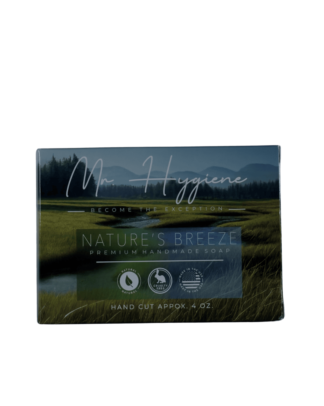 Nature's Breeze Bar Soap – Fresh, Woodsy Scent for Men