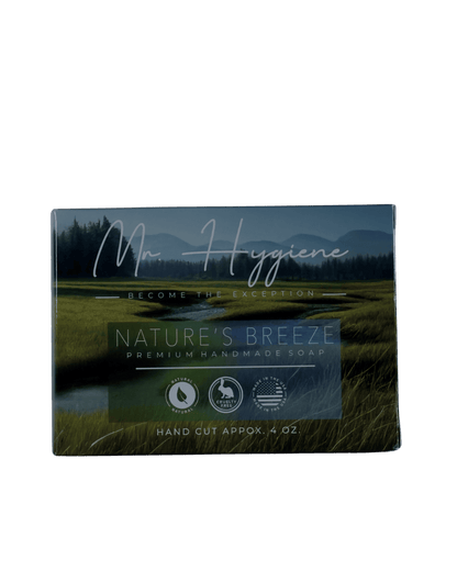 Nature's Breeze Bar Soap – Fresh, Woodsy Scent for Men