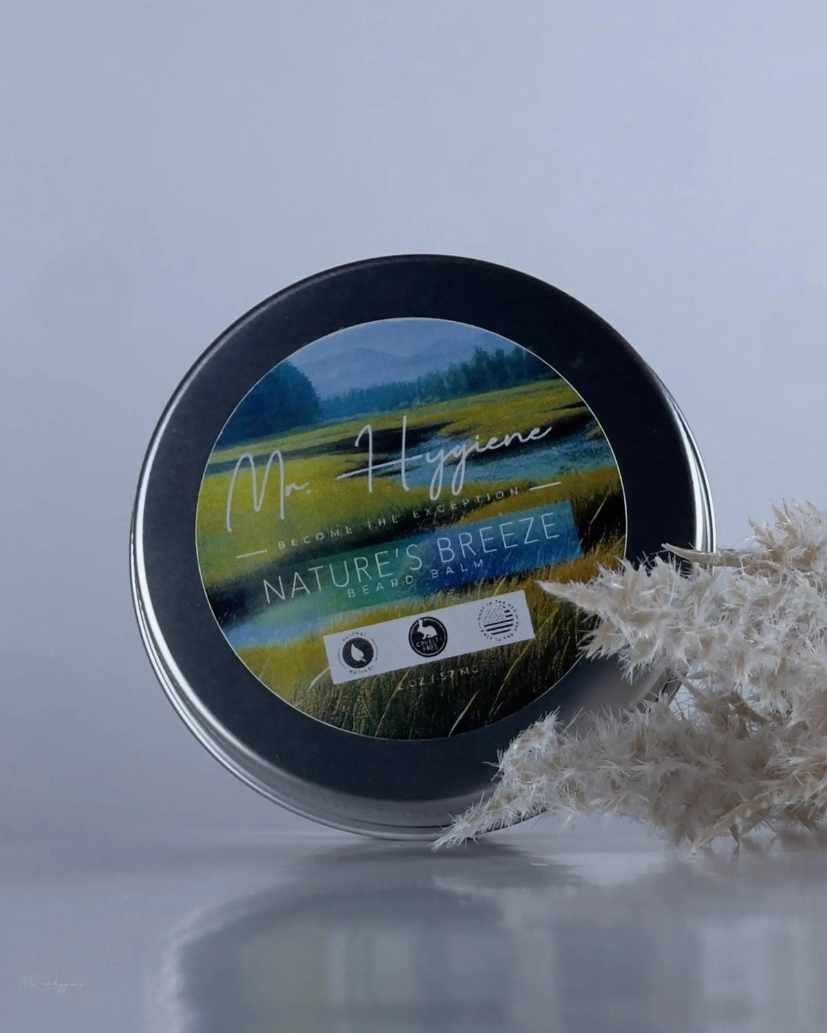 Bálsamo orgánico para barba Nature's Breeze