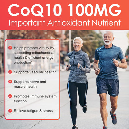 CoQ10 Softgel, 100mg, 120 Softgels