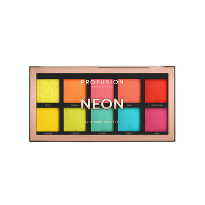 Neon 10 shade palette