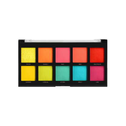Neon 10 shade palette