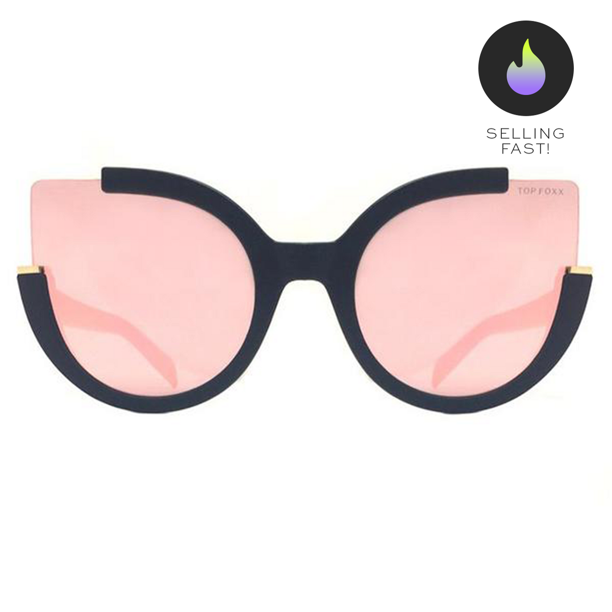 Chloe - Black - Rose Gold