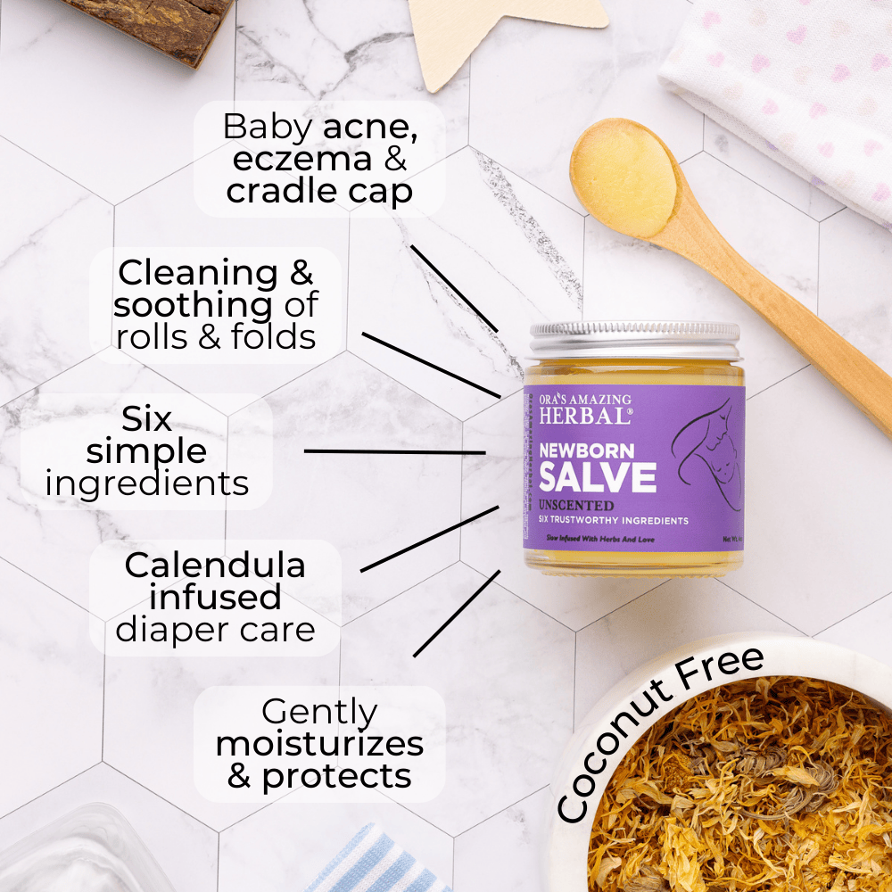 Newborn Salve, Calendula Ointment For Babies