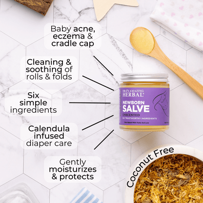 Newborn Salve, Calendula Ointment For Babies