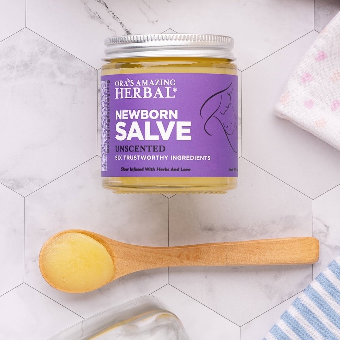 Newborn Salve, Calendula Ointment For Babies