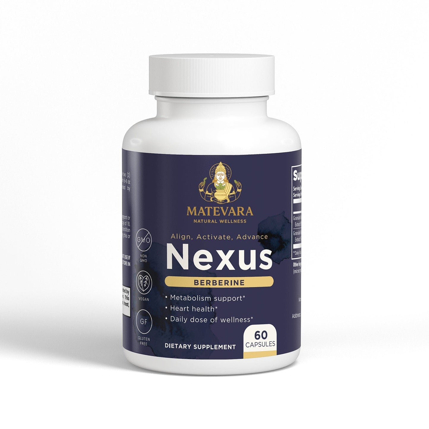 Nexus Berberine HCL Supplement | 60 Count
