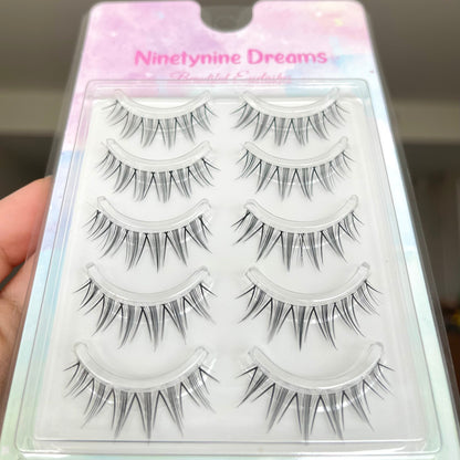 5 Pairs Manhua Lashes