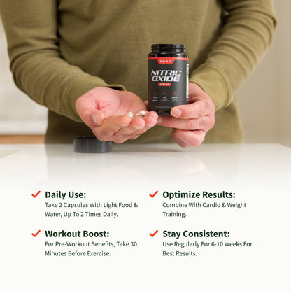 Nitric Oxide Booster - 3 Bottles
