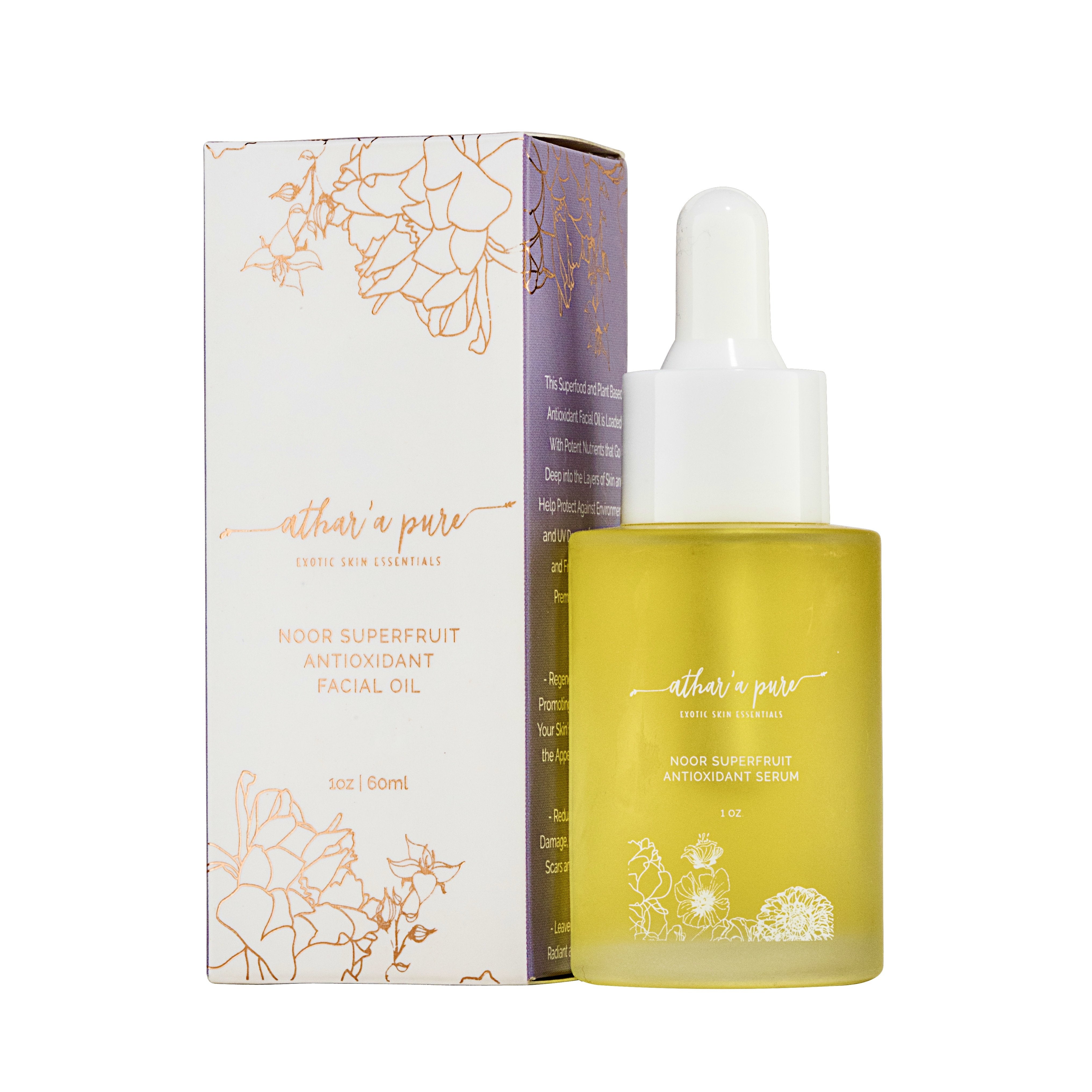 Noor Superfruit Antioxidant Facial Serum (100% Natural, Vegan, Organic)
