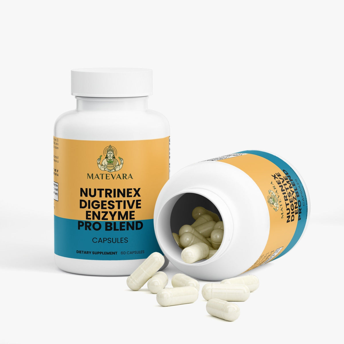 Nutrinex Digestive Enzyme Pro Blend Supplement | 60 Count