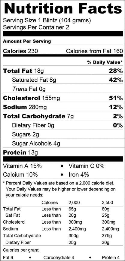 Carbolicious Low-Carb Cheese Blintzes Crepes, KETO ATKINS Friendly Sugar-Free
