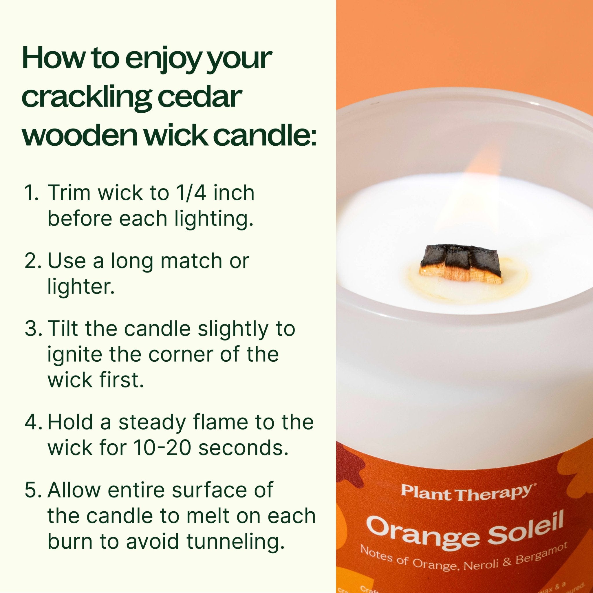 Orange Soleil Naturally Scented Candle | Daily Health & Beauty