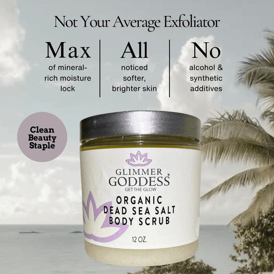 Organic Body Scrub with Dead Sea Salt & Shea Butter