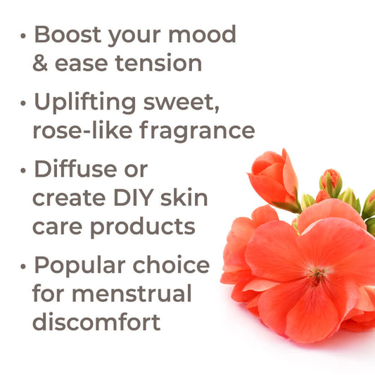 Organic Egyptian Geranium Essential Oil | Daily Health & Beauty