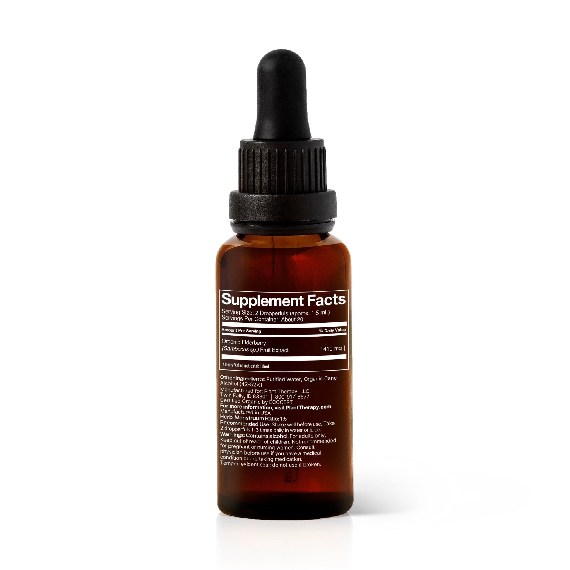 Organic Elderberry Herbal Tincture | Daily Health & Beauty