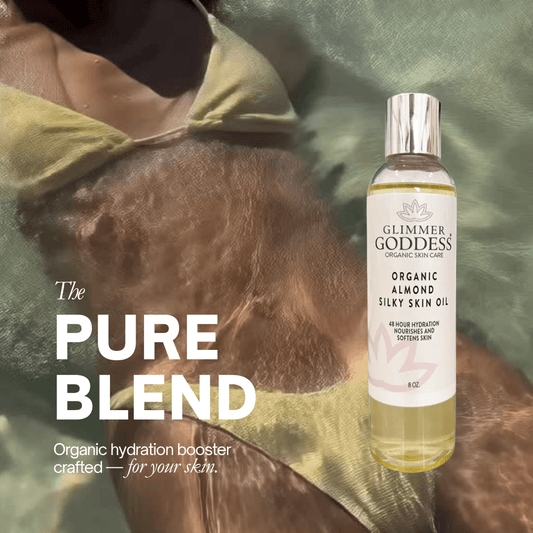 Organic Sweet Almond Silky Skin Oil - 48 Hour Hydration