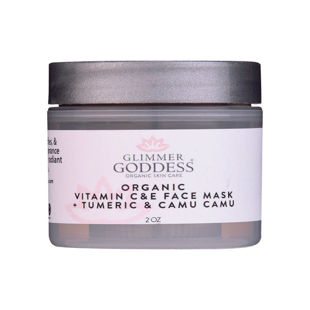 Organic Glow Up Tumeric Vitamin C & E Brightening Face Mask - 2 oz.