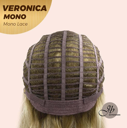 [PRE-ORDER] JBEXTENSION VERONICA MONO Monofilament Handmade Wig 6X5 Full Monofilament Hand Tied Top Wig 12 Inches Blonde Wave Mono Lace Wig With Anti-slip Silicone Strips Glueless Wig VERONICA MONO