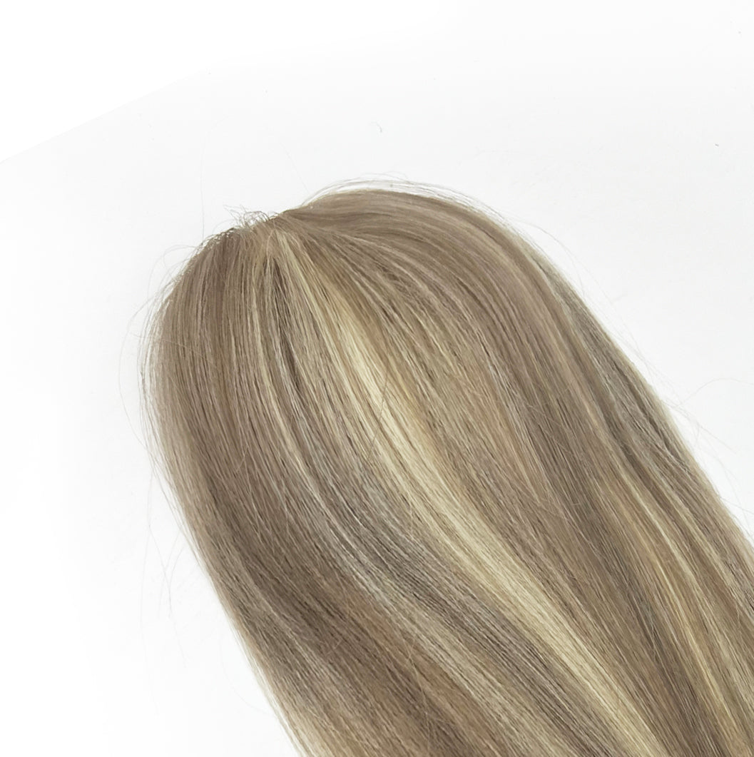 JBEXTENSION 14 Inch Real Human Hair Topper 12*13