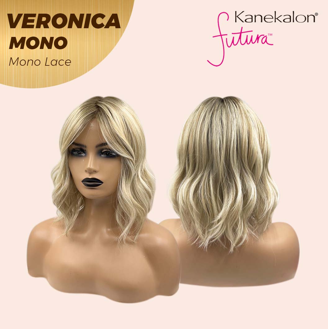 [PRE-ORDER] JBEXTENSION VERONICA MONO Monofilament Handmade Wig 6X5 Full Monofilament Hand Tied Top Wig 12 Inches Blonde Wave Mono Lace Wig With Anti-slip Silicone Strips Glueless Wig VERONICA MONO