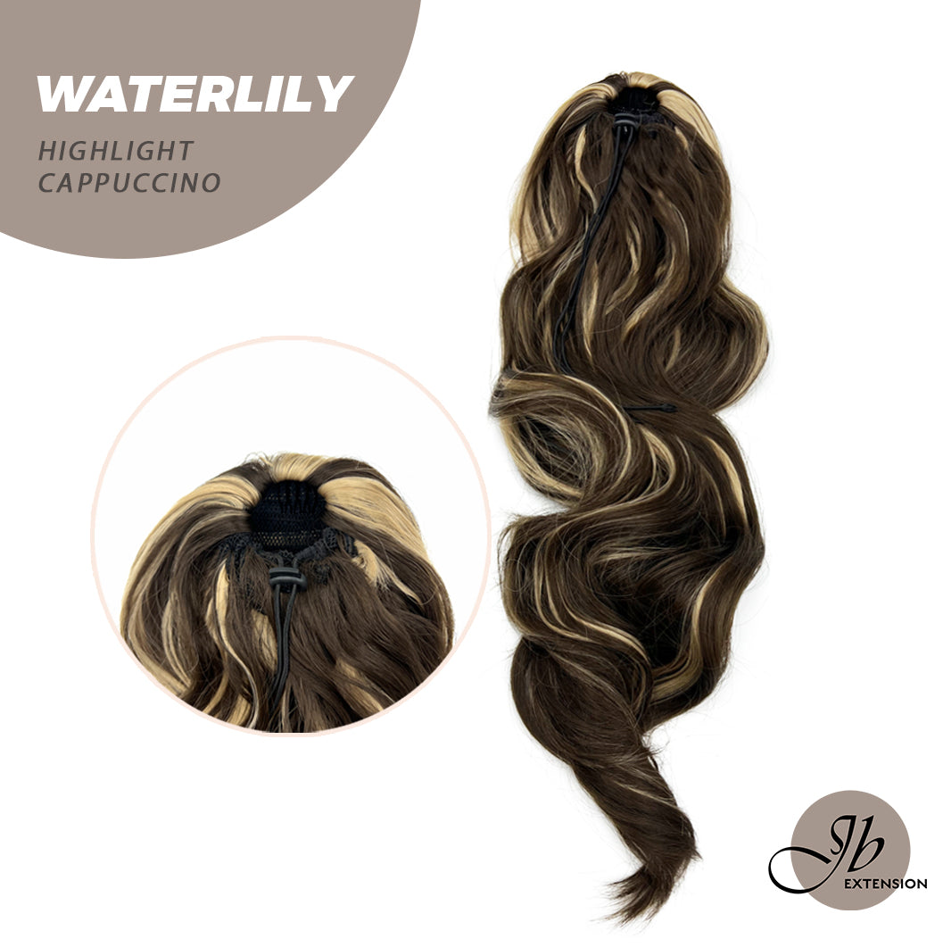 JBEXTENSION 22 Inches Ponytail Coulisse Curly WATERLILY