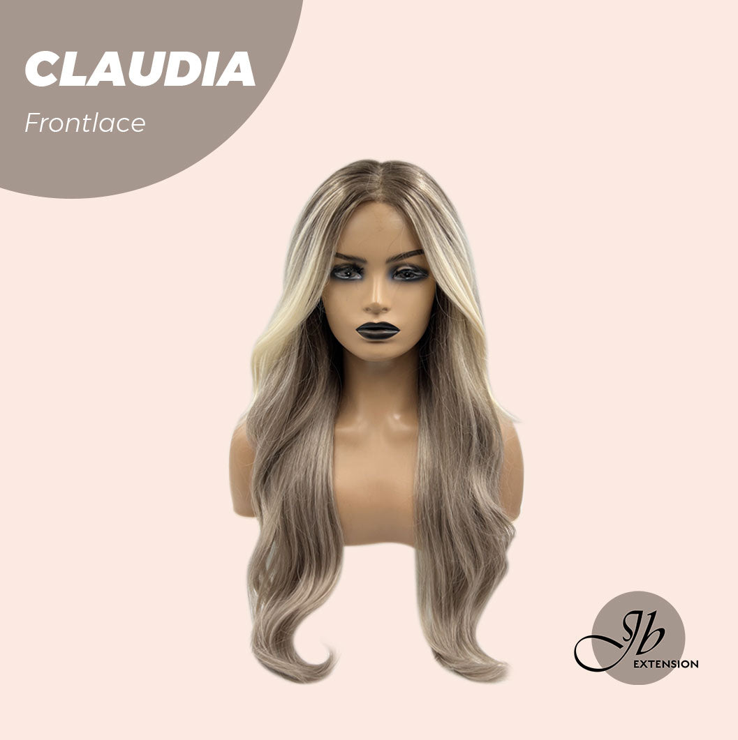 HOT OF SEASON - JBEXTENSION 27 Inches Blonde Curly Pre-Cut Frontlace Glueless Wig CLAUDIA