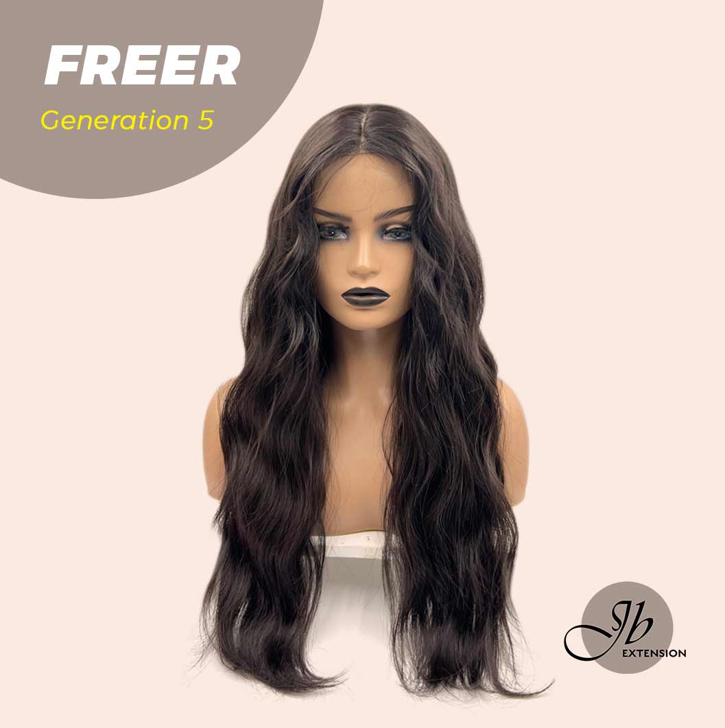 JBEXTENSION GENERATION FIVE 26 Inches Darkest Brown Body Wave Wig FREER