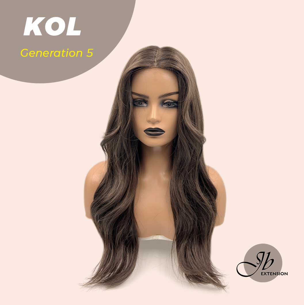 JBEXTENSION GENERATION FIVE 24 Inches Cold Brown Curly Wig KOL