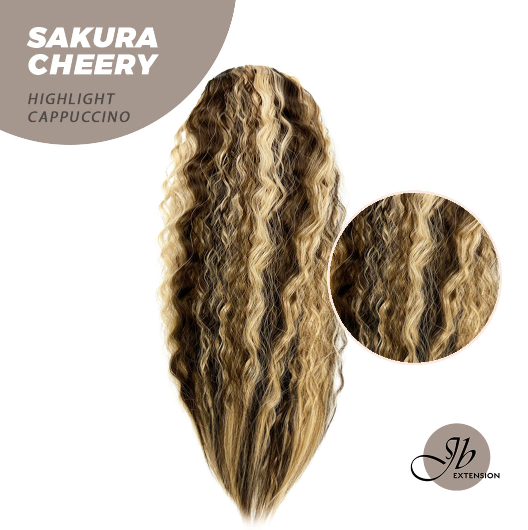 JBEXTENSION 22 Inches Ponytail Coulisse Wave SAKURA CHERRY