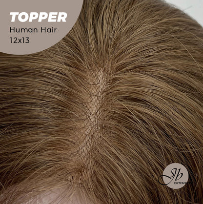 JBEXTENSION 14 Inch Real Human Hair Topper 12*13