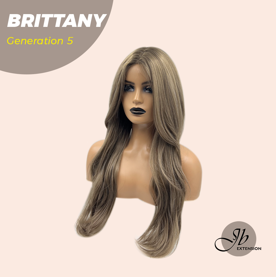 JBEXTENSION GENERATION FIVE 24 Inches Ash Light Brunette Wave Wig BRITTANY G5