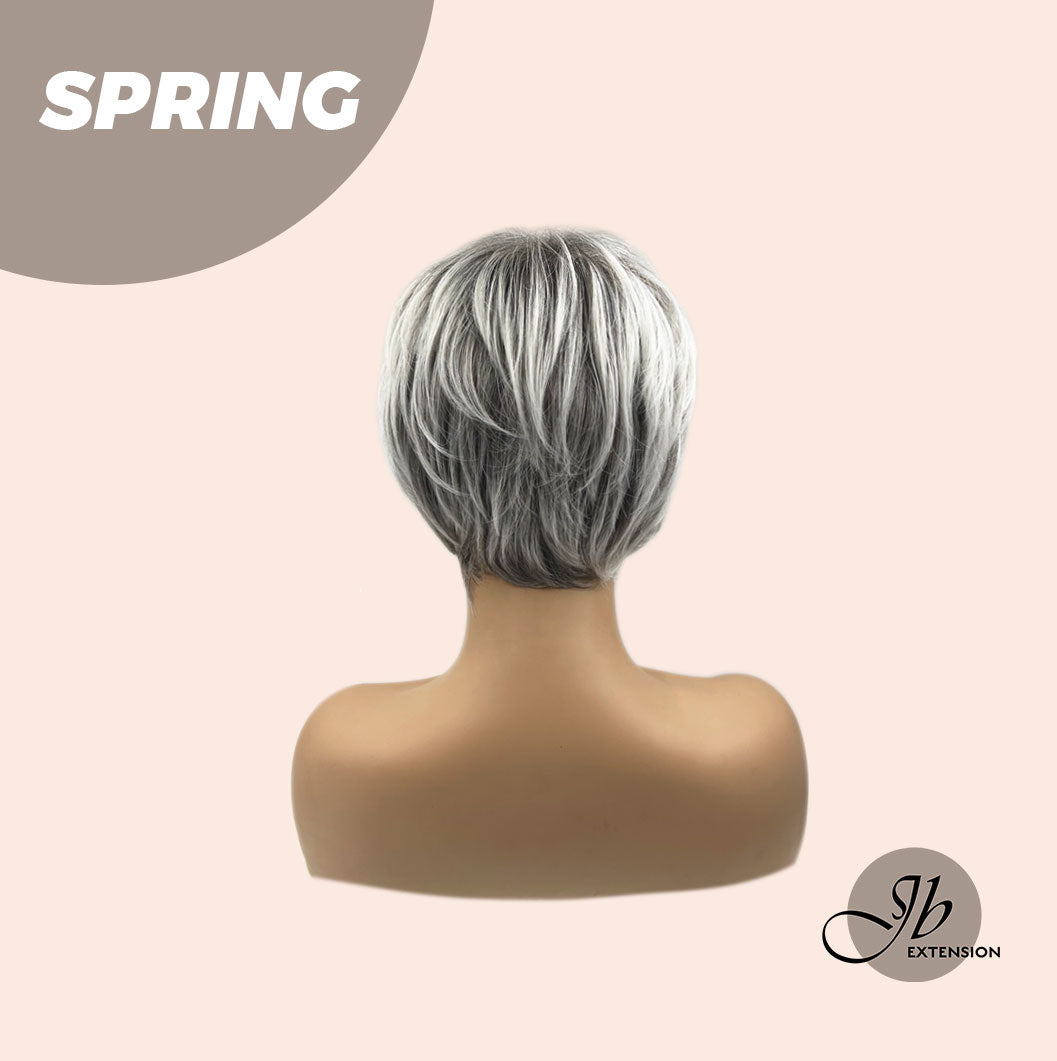 HOT OF SEASON - Pixie Cut Silver Fashion Women Wig SPRING