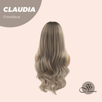 HOT OF SEASON - JBEXTENSION 27 Inches Blonde Curly Pre-Cut Frontlace Glueless Wig CLAUDIA