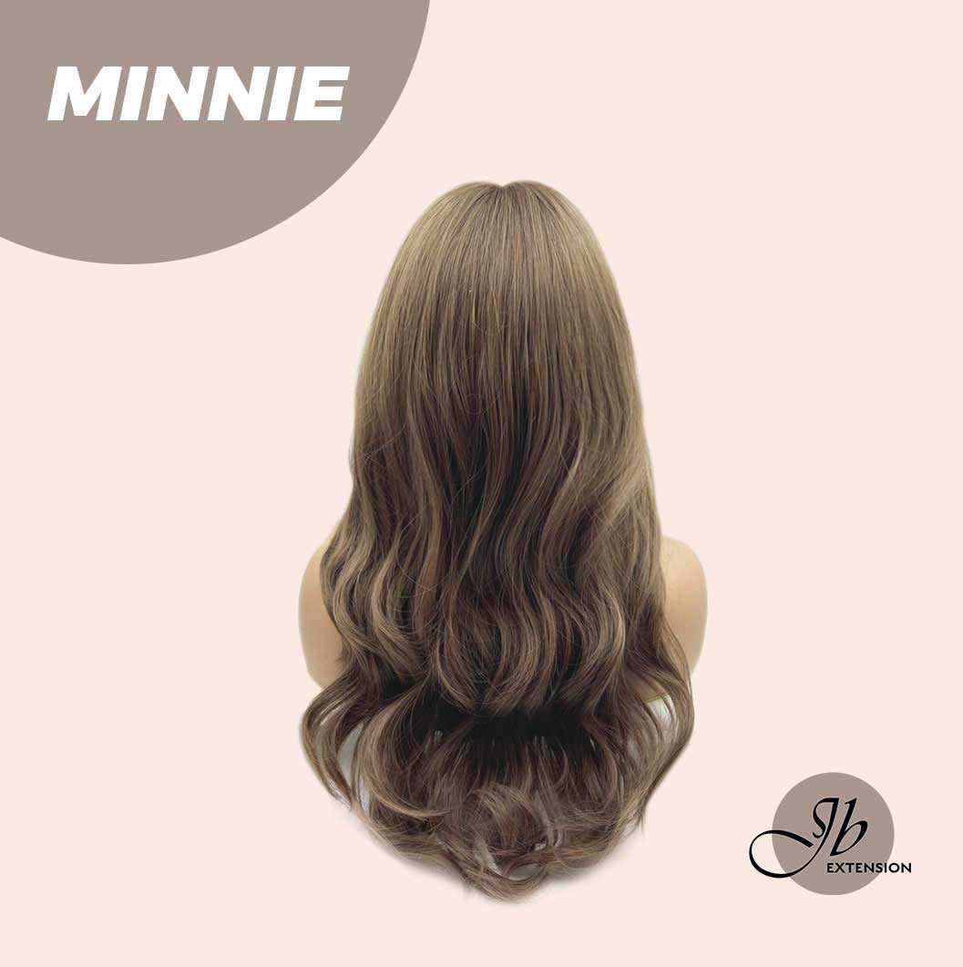 JBEXTENSION 22 Inches Brown Curly Wig With Bangs MINNIE