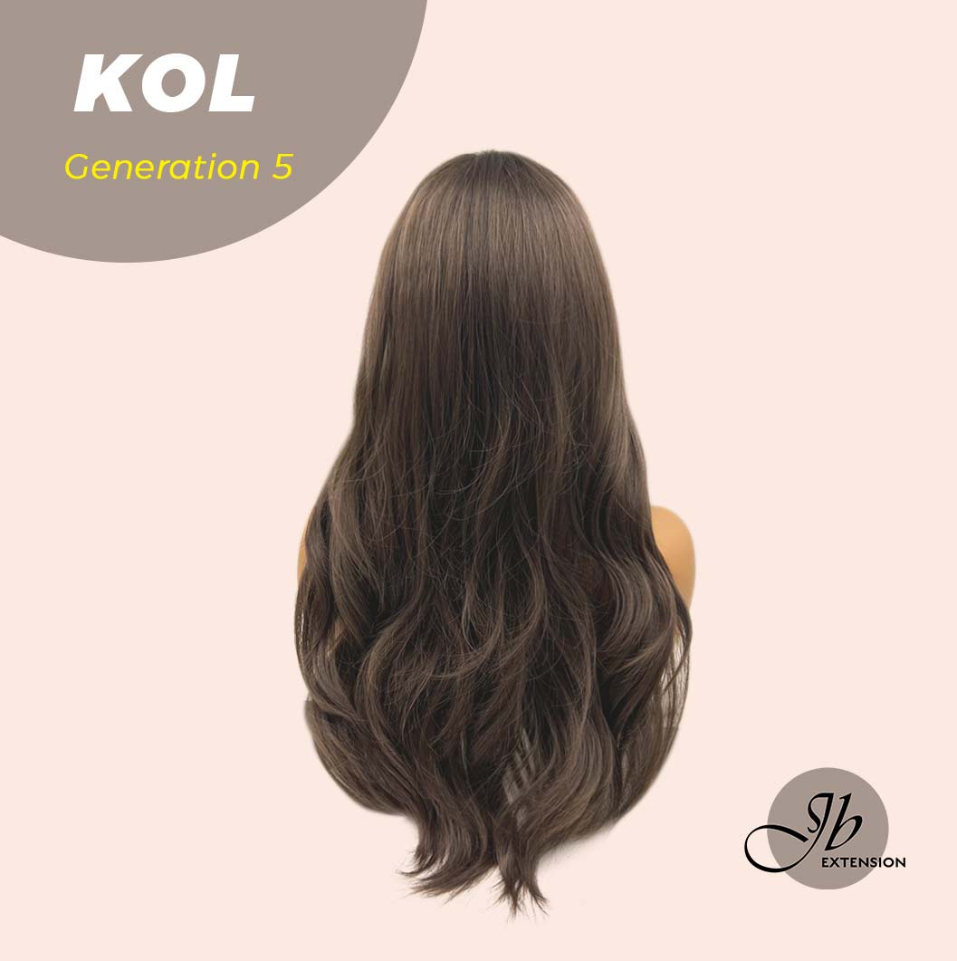 JBEXTENSION GENERATION FIVE 24 Inches Cold Brown Curly Wig KOL