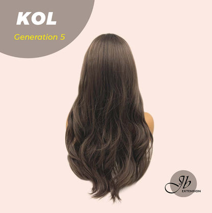 JBEXTENSION GENERATION FIVE 24 Inches Cold Brown Curly Wig KOL