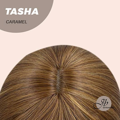JBEXTENSION 24 Inches Wolf Cut Caramel Women Wig With Bangs TASHA CARAMEL